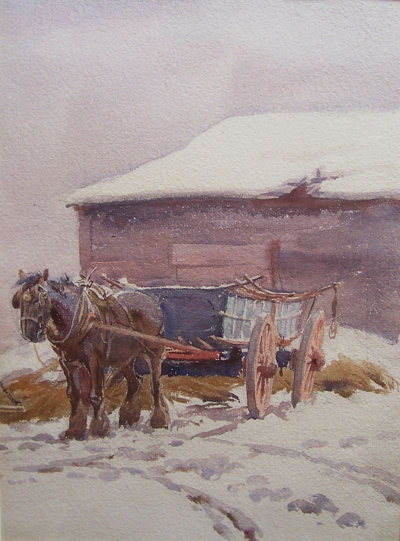 Waiting in the Snow - George Soper
