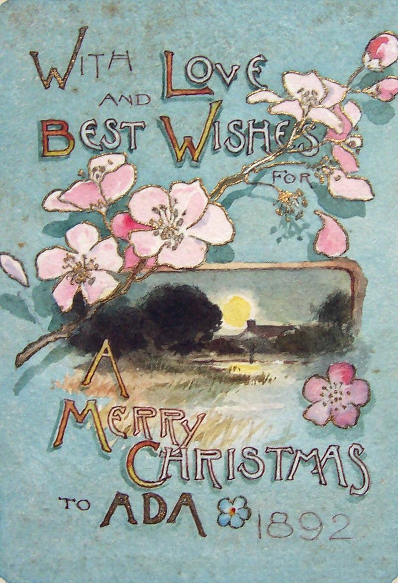 Merry Christmas to Ada 1892
