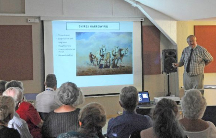 Great Waldingfield Event 6th July, 2018 with Jeff Hallett, Company Secretary, Suffolk Horse Society